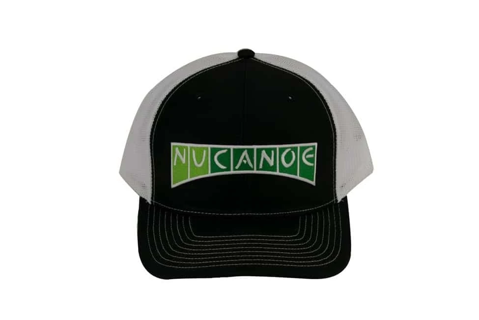 NuCanoe "NuCanoe" Logo Hat Black & White Mesh 3 NuCanoe "NuCanoe" Logo Hat Black & White Mesh